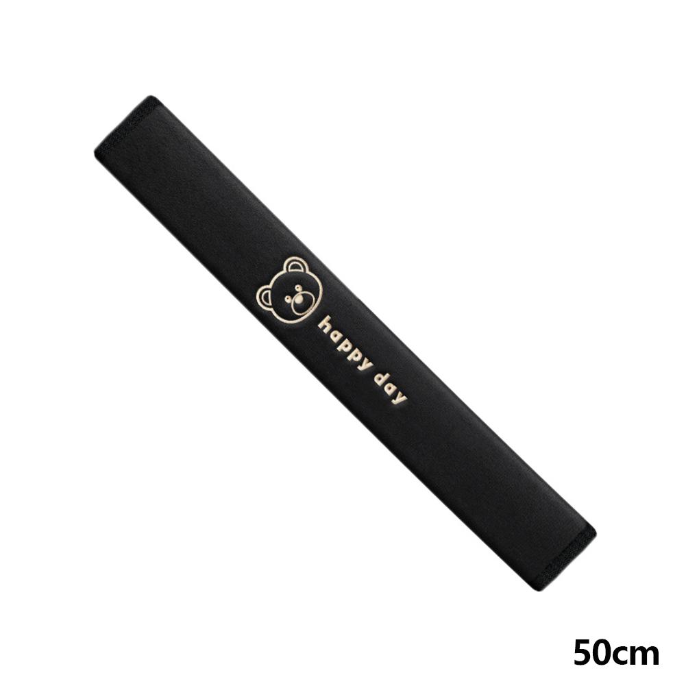 Car Soft Plush Embroidered Seat Belt Shoulder Pad Extended Comfort Cover Pressure for Long Drive Truck Interior Decoration