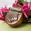 8 Key Kalimba Thumb Piano Gifts For Kids Beginners Music Lovers Players,Cute Instrument Pendant Keychain Accessories
