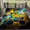 Soft Floor Carpet Villarreal FC Pattern Area Rug Decorative Mat For Home Room Decoration