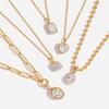 [Titanium Steel CZ Choker Necklace Light Luxury Elegant Fade Resistant Jewelry]