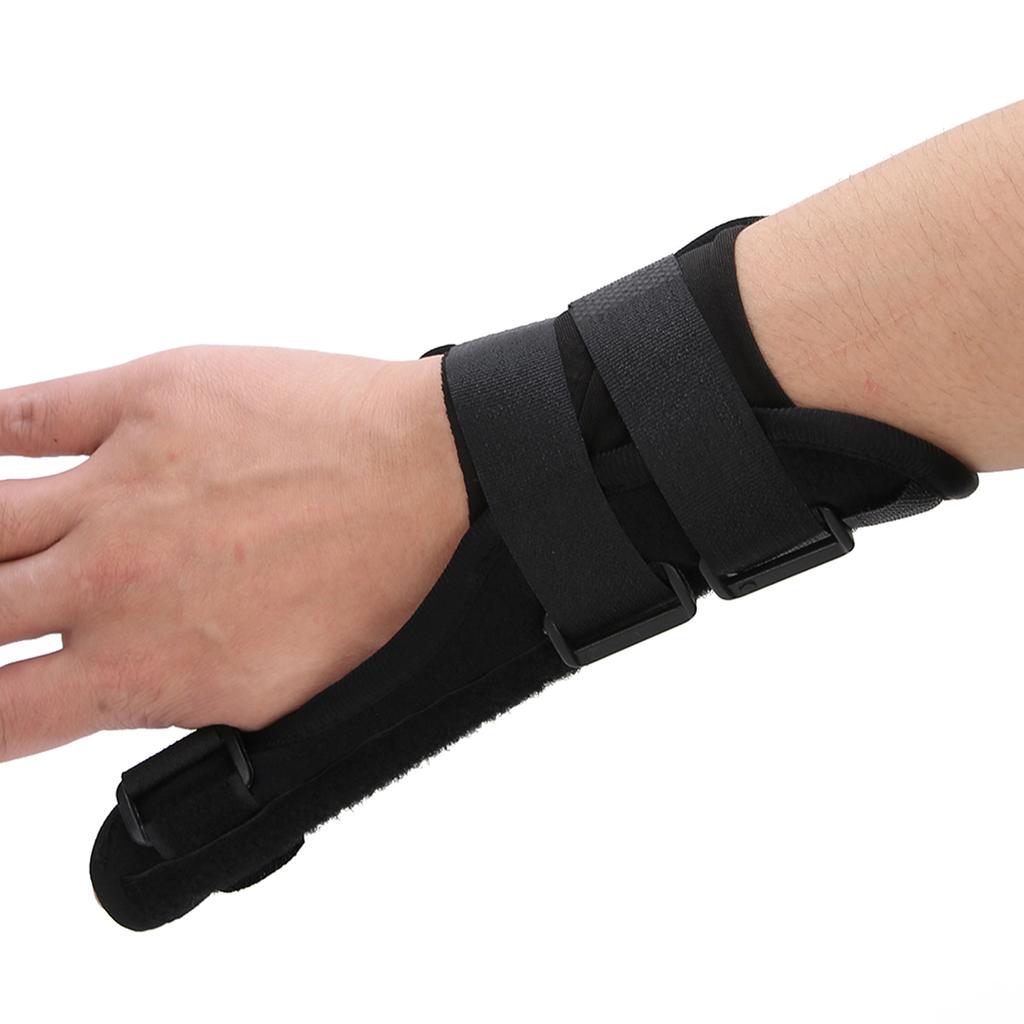 Aluminium Alloy Splint Wrist Sprain Recovery Support Thumb Brace Protector Right HandM