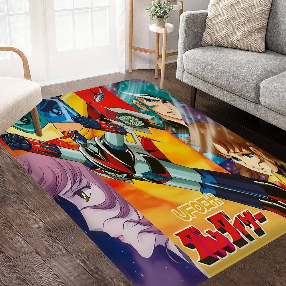 

UFO ROBO GRENDIZER GOLDORAK Door Mat Kids Room Bedroom Decoration Balcony Anti-Slip Doormat Living Room Doormat Area Rug 40x60cm