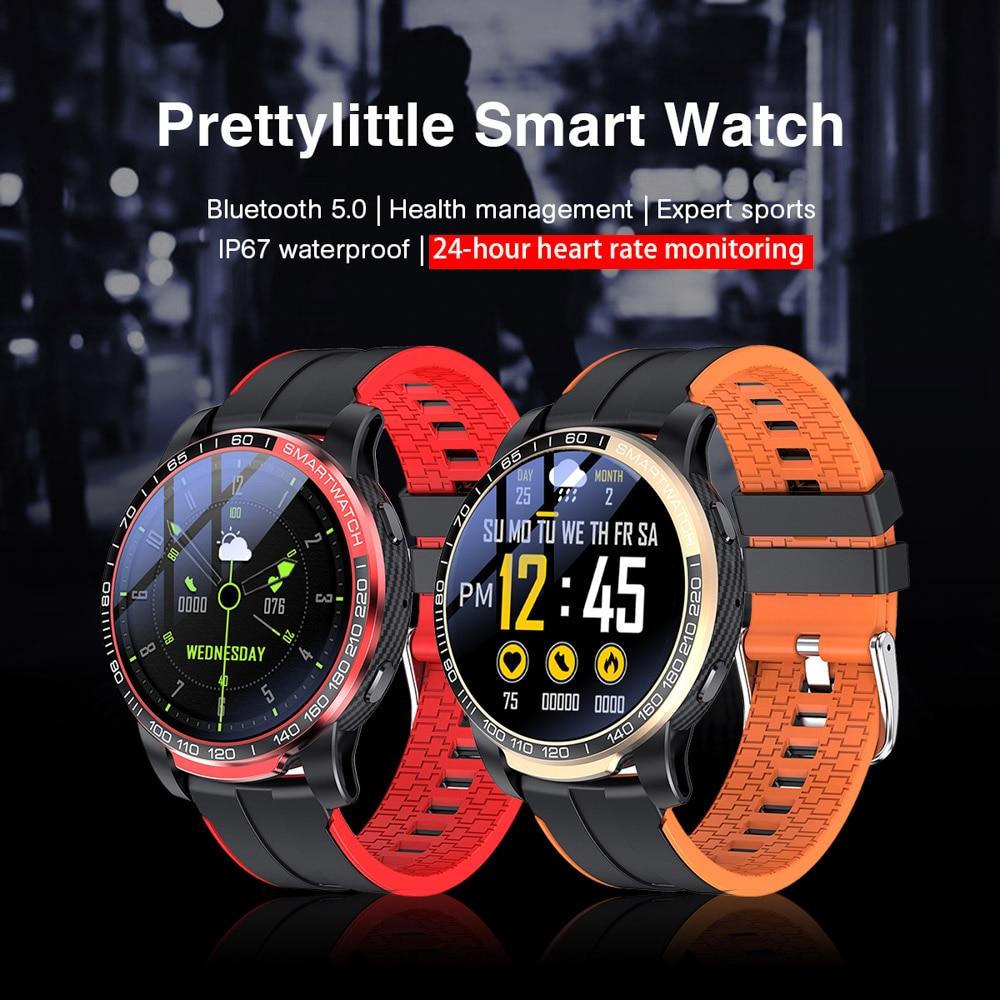 Smart Watch Carbon Fiber Men Bluetooth Call 24 Hours Heart Rate Multi-Sport Mode Smartwatch for Android IOS Fitness Tracker