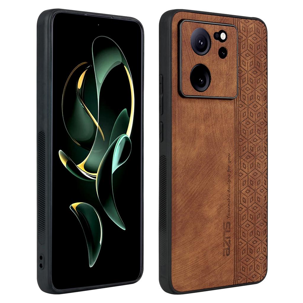 AZNS For Xiaomi Redmi K60 Ultra/13T/13T Pro Case PU Leather Coated TPU Cellphone Cover