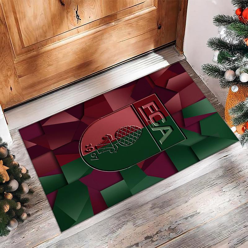 FC Augsburg FC Soccer Football Pattern Soft Area Rug Non Slip Indoor Floor Carpet Sports Decor Mat for Bedroom