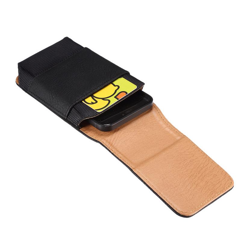 Bolsa de Cintura Masculina de Couro Universal Case com Clipe de Cinto para Celular Para IPhone 15 14 13 12 Pro Max Samsung Galaxy S22 S23 Xiaomi Huawei