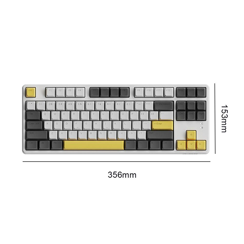 Cheap NKRO Backlight Gaming Keyboard TypeC Wired 87 Keys Gaming