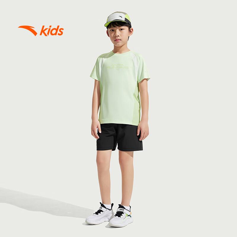 Anta Kids' Boys' Summer Water-Cooling Short-Sleeve Sports Set