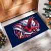 St Louis Baseball Printed Flannel Area Rug Non Slip Soft Polyester Floor Carpet Indoor Decor Mat for Bedroom Living Room Sofa