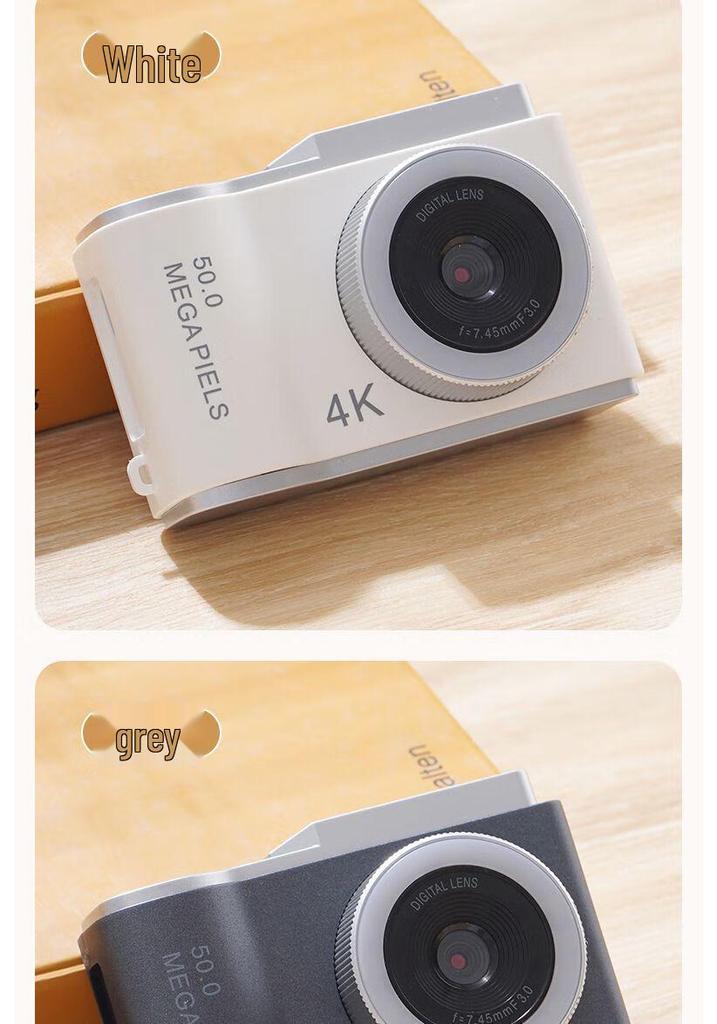 Campus Dual Lens Retro Digital Camera D05 - HD Entry-Level CCD with Front & Back Photography for Internet Content Creators