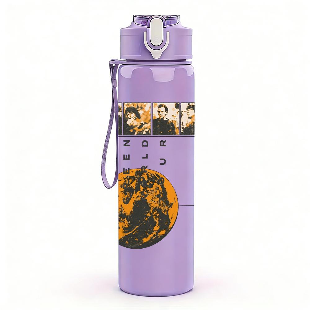 1PC R.E.M Rock Band Vintage Album Collage Print 750ml Portable Sports Water Bottle Leakproof Gym Outdoor Travel Drink Cup