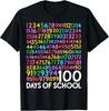 100. Schultag Lehrer Lustig Mathe Zahlen Geschenk Unisex T-Shirt