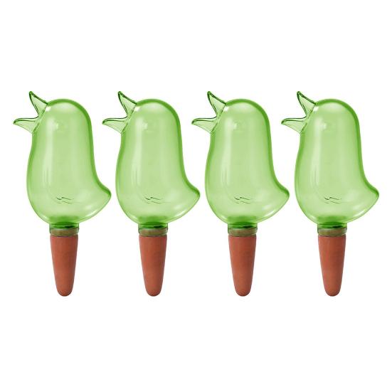 1/2/3/4Pcs Self-Watering Plant Bulbs Bird Design Slow Release Indoor Plant Automatic Watering System Plant Waterer Plant Watering Tool