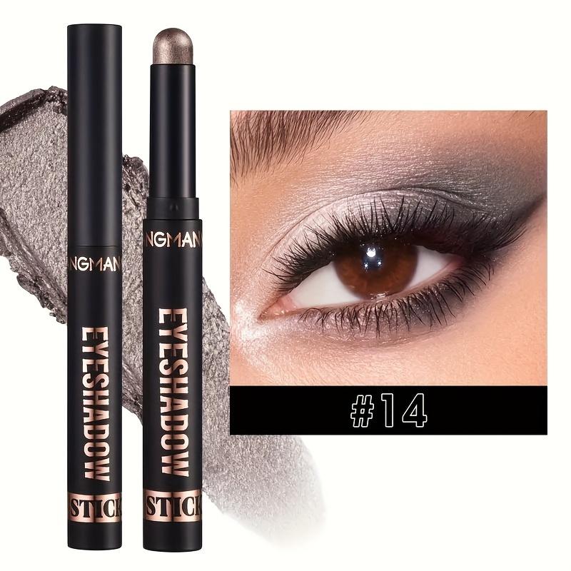 Lidschattenstift, wasserfester Lidschattenstift, lang anhaltender schimmernder Glitzer-Lidschattenstift, Pigment-Make-up-Lidschattenstift
