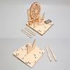 3D Wooden Track Battery Toy with Rolling Ball Puzzle Operated Electric Adults Kids DIY Handmade Puzzle STEM