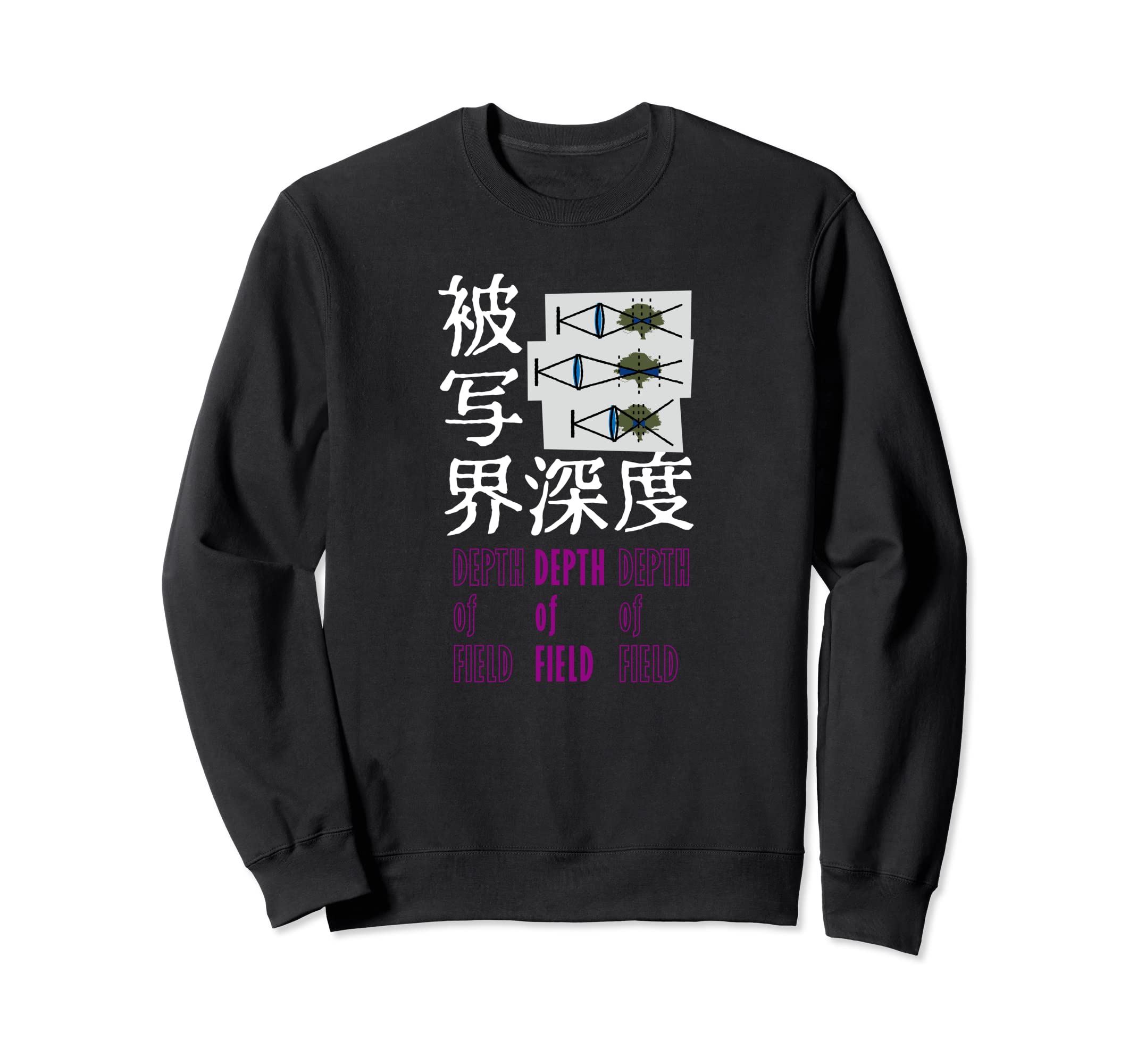 

Kenko Photo Kanji Collection Depth of Field [Front Design] Sweatshirt