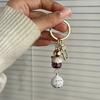 Zinc Zinc Alloy Cartoon Key Charm Bell Pendant Lucky Cat Pendant Cute Maneki Neko Key Chain  Children