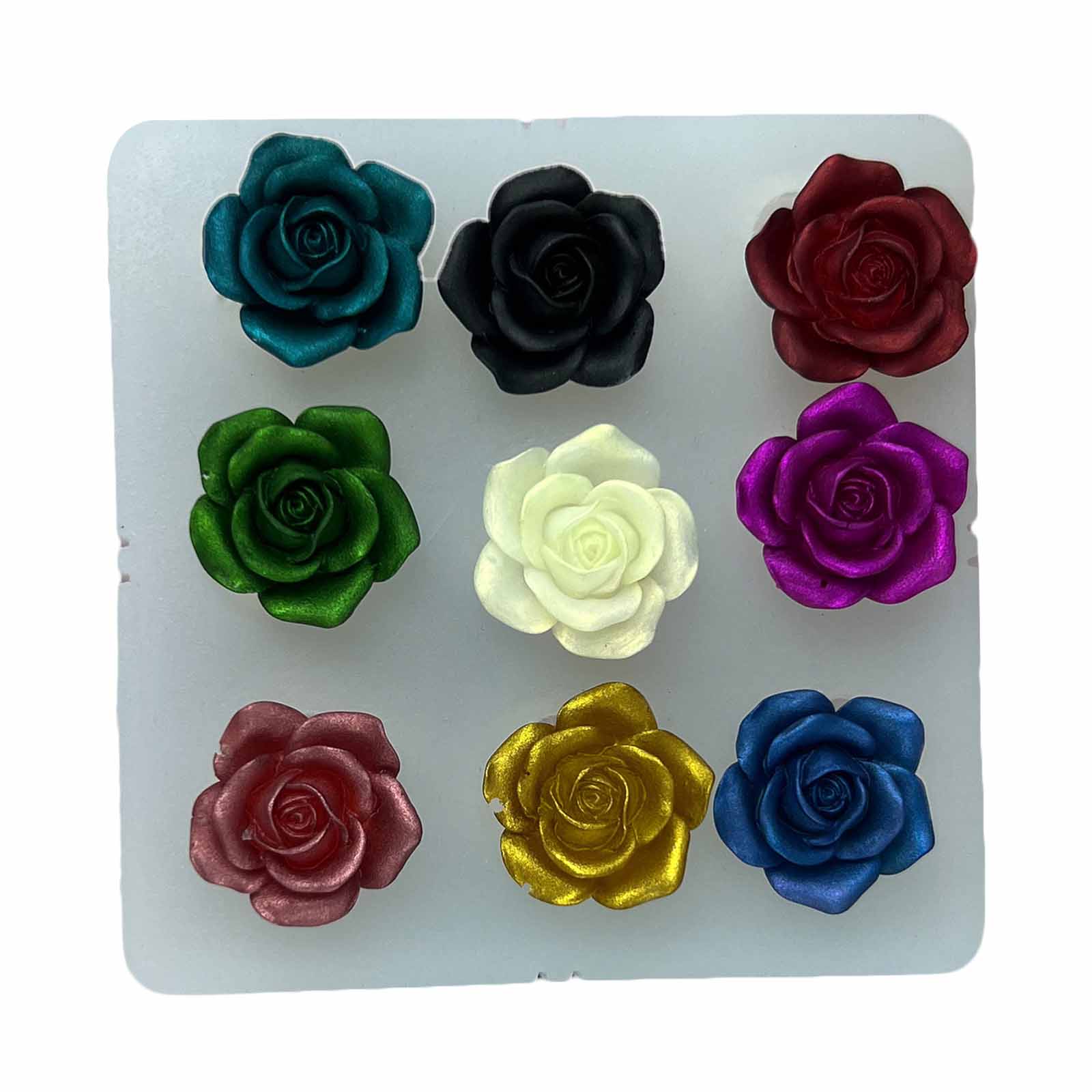 

Матовый маленький цветочный орнамент, силиконовые формы, эпоксидная форма для ювелирных изделий, форма для литья из смолы, подходит для поделок своими руками