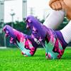 New Red Football Shoes Men Women Society Soccer Cleats Professional Training Shoes Outdoor Men's Artificial Grass Soccer Cleats