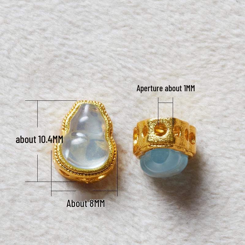 

Ruyi Copper Gold-Plated Gourd DIY Bracelet & Necklace Embellishments