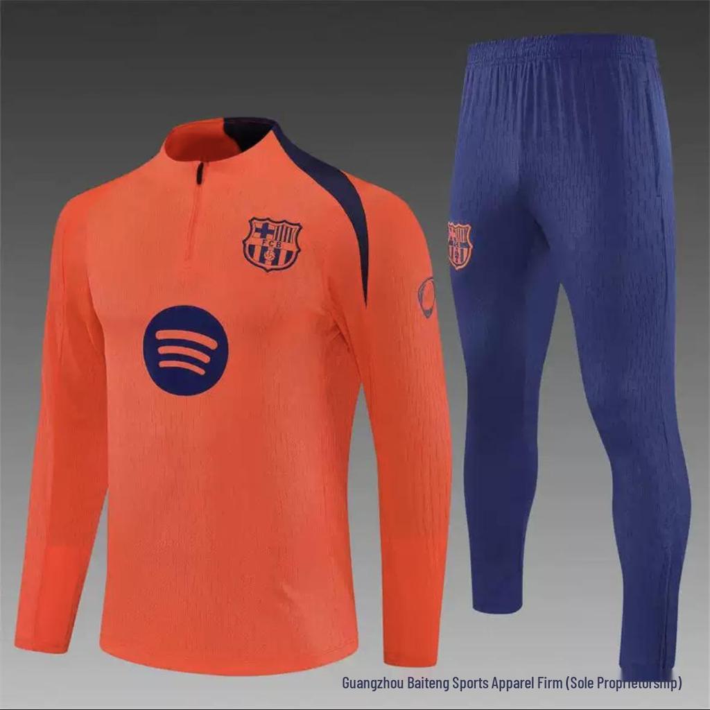 New Real Madrid Vs. Barcelona Adult Match Jersey and Training Suit Set 2526