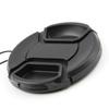 Camera Lens Cover Black ABS Protective Universal 58mm Front Lens Cover for Replacement