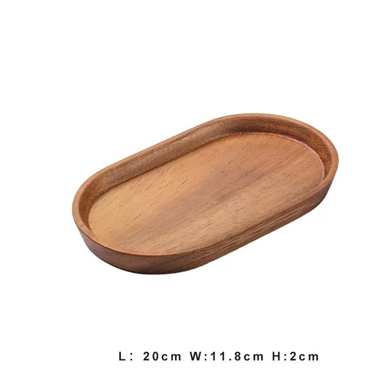 Wooden Serving Tray, Toilet Tank Perfume Cosmetics Tray for Bathroom, Countertop Tops Food Drink Sundries Tray Home Decor
