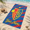 FC Basel Custom Name Beach towels also serve as bath towels summer essential a musthave for the outdoors the beach and the pool