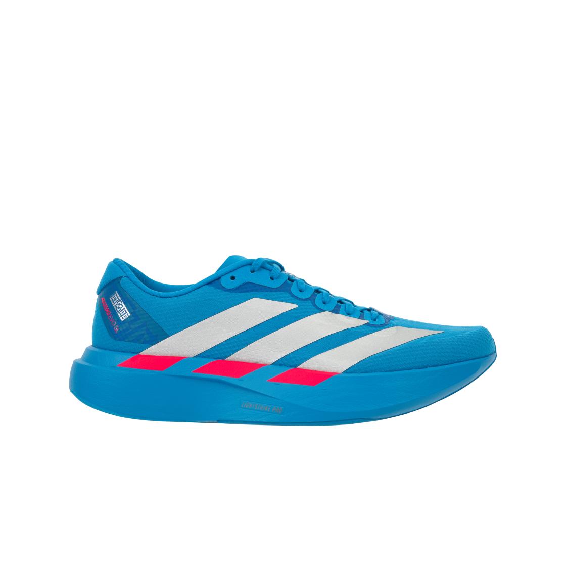adidas Adizero Evo SL Синий Солнечный Мужские Кроссовки Серебристо-Металлический Ярко-Красный JR2023 42