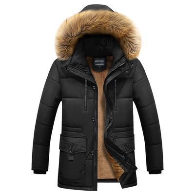 Casual Men's Winter Coat Jacket Long Men's Jackets Men's Coat
