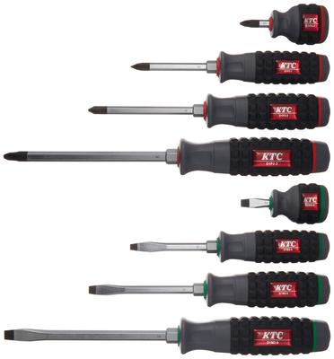 Kyoto Machinery Tools Resin Handle Driver Set Penetration Type of (KTC) [Set 8]