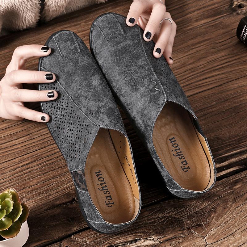 Leder Freizeit Herren Slipper Mode Herren Freizeitschuhe Fahren Herrenschuhe Atmungsaktiv Slip-on Business Formell Mokassins Leichtgewicht