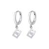 Cube Shape Stud Earrings For Women Niche Design Light Luxury High End Fashion Jewelry Cool Ear Accessories