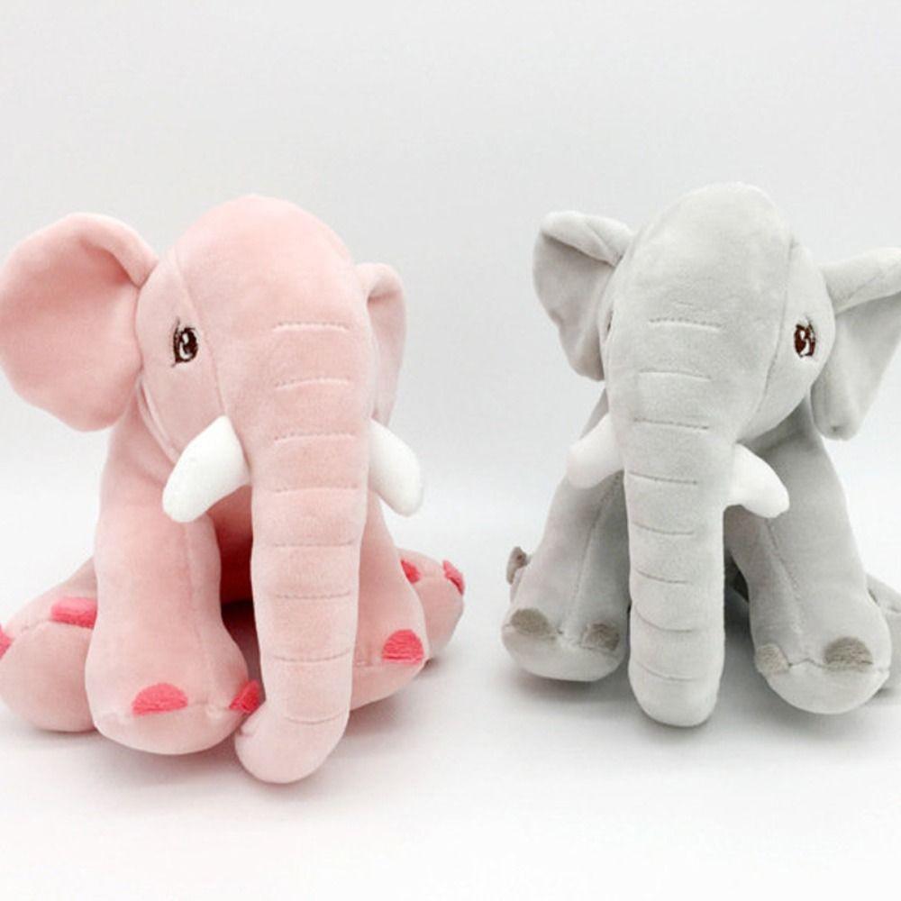Stuffed Animals Elephant Plush Back Cushion Elephant Doll Xmas Gift Stuffed Elephant Toy  Kids Toy