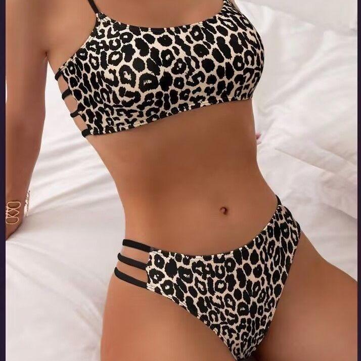 

2025 Европа и Соединенные Штаты новый купальник без спинки женский топ-труба большое сексуальное бикини S