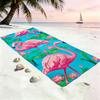 Flamingo süß Handtuch Strand Schnelltrocknend Weich Poolhandtücher Geschenk für Reise Fitnessstudio Dusche Camping Sport