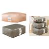 Underbed Storage Box Storage Bag Non-woven Cloth Independently Washable Highly Breathable Foldable Bag for Cloth