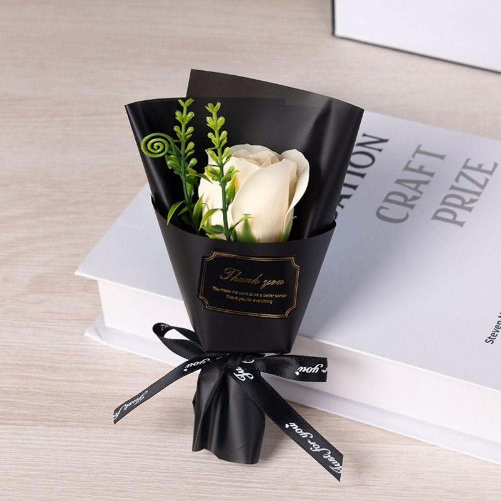 Mini Soap Flower Mother's Day Gifts Simulated Soap Bouquet Artificial Rose Flower  Teachers' Day