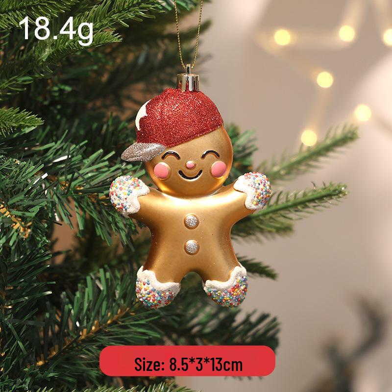Pink Cartoon Christmas Tree Ornament with Glitter Sequins - Ins Style