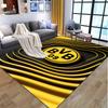 Borussia Dortmund Pattern Rug, Indoor/Outdoor Mat, for Picnic, Gameroom, Bedroom, Office, Living Room, Home Decor Carpet, Birthday Gift
