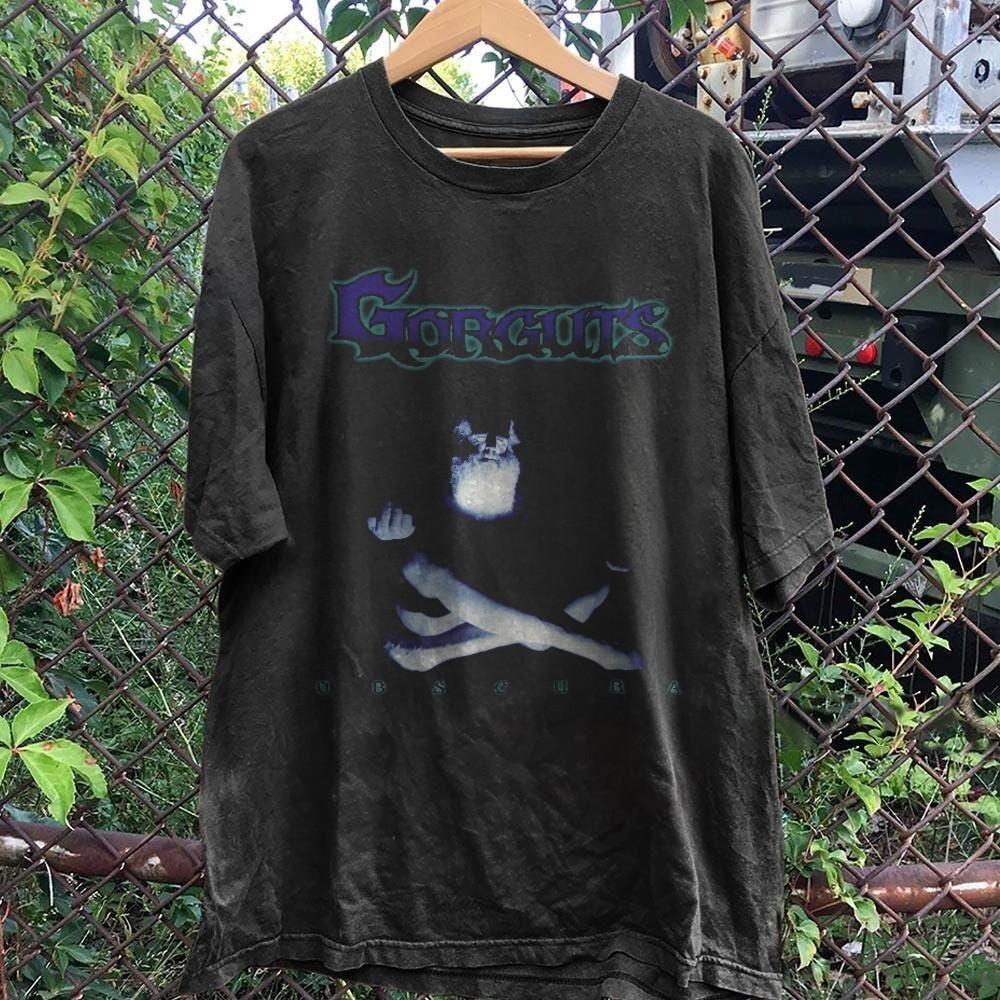 Gorguts Obscura 1998 Винтажная Графическая Футболка Death Metal M
