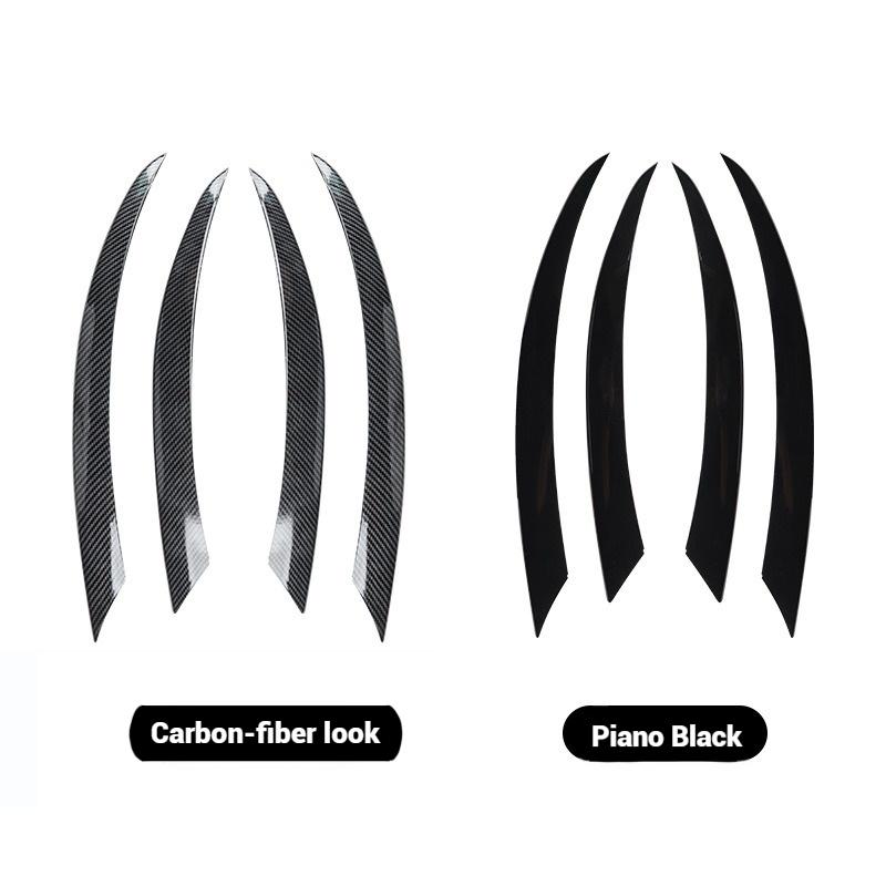 For Mercedes Benz C Class W205 C180 C200 2015-2018 Car Front Lip Bumper Spoiler Splitter Fog Lamp Grille Air Vent Cover Sticker