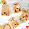 DIY Christmas Advent Calendar Box 24 Sets Xmas House Kraft Paper  Bag for Kids Adult Countdown To Christmas Gift Package