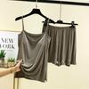 Modal Cotton Tank & Shorts Pajama Set: Women's Loose Slimming Summer Sleepwear Two-Piece