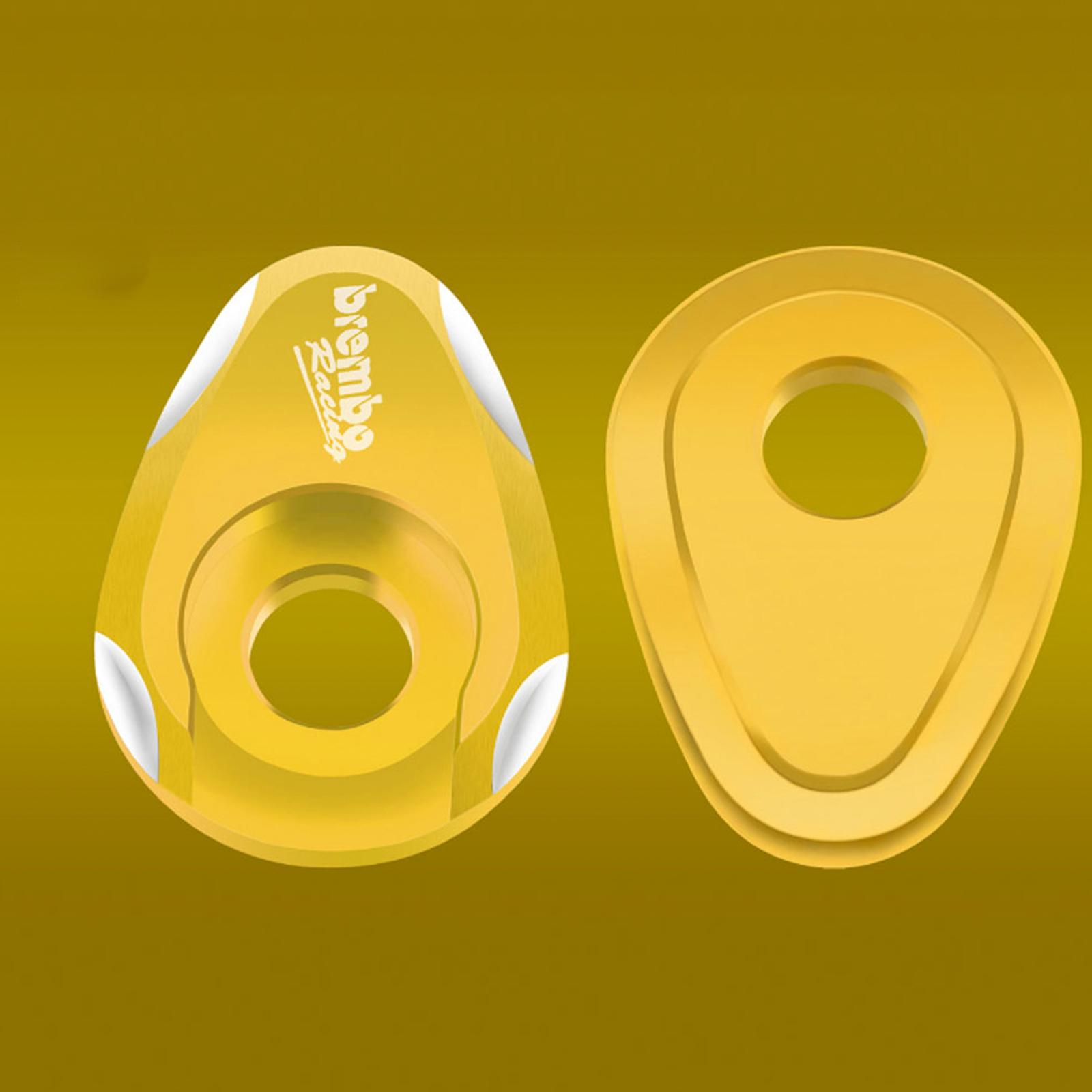 

1 пара адаптеров для переднего указателя поворота мотоцикла, цоколь лампы, прокладки, прокладки, модифицированные аксессуары