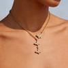 Cz Heart Butterfly Pendant Necklace For Women Luxury Sparkling Cubic Zirconia Y-Shaped Lariat Necklaces Elegant Jewelry Gift