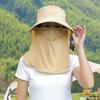 Wide Brim Bucket Hat Anti-UV Mountaineering Caps Large Fisherman Hat  Man