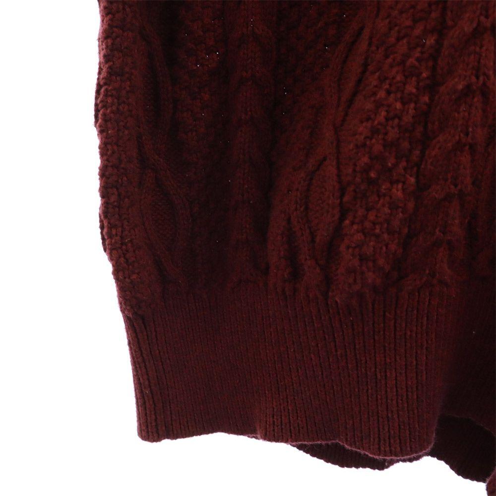Lafayette Short Sleeve Knit L Bordeaux Series Logo Embroidery Men's Used