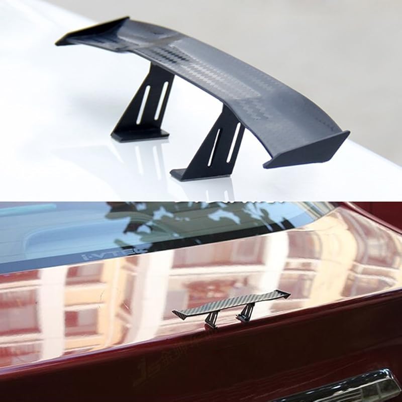 Universal Mini Spoiler Wing Carbon Fiber Real Tail Spoiler Wing Auto Exterior Accessories for All Car A