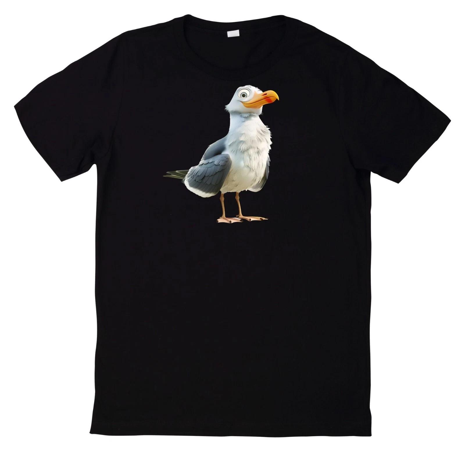 T-Shirt Sommer Möwen Motiv Baumwolle XXXL